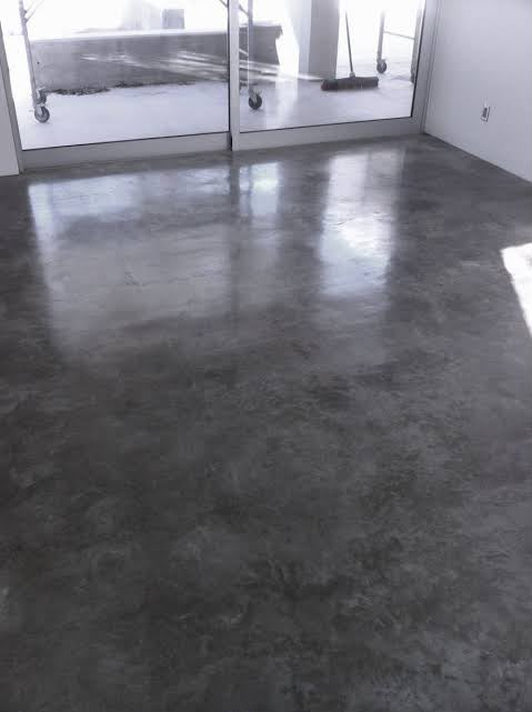 Conventional polish concrete flooring — project photo 2