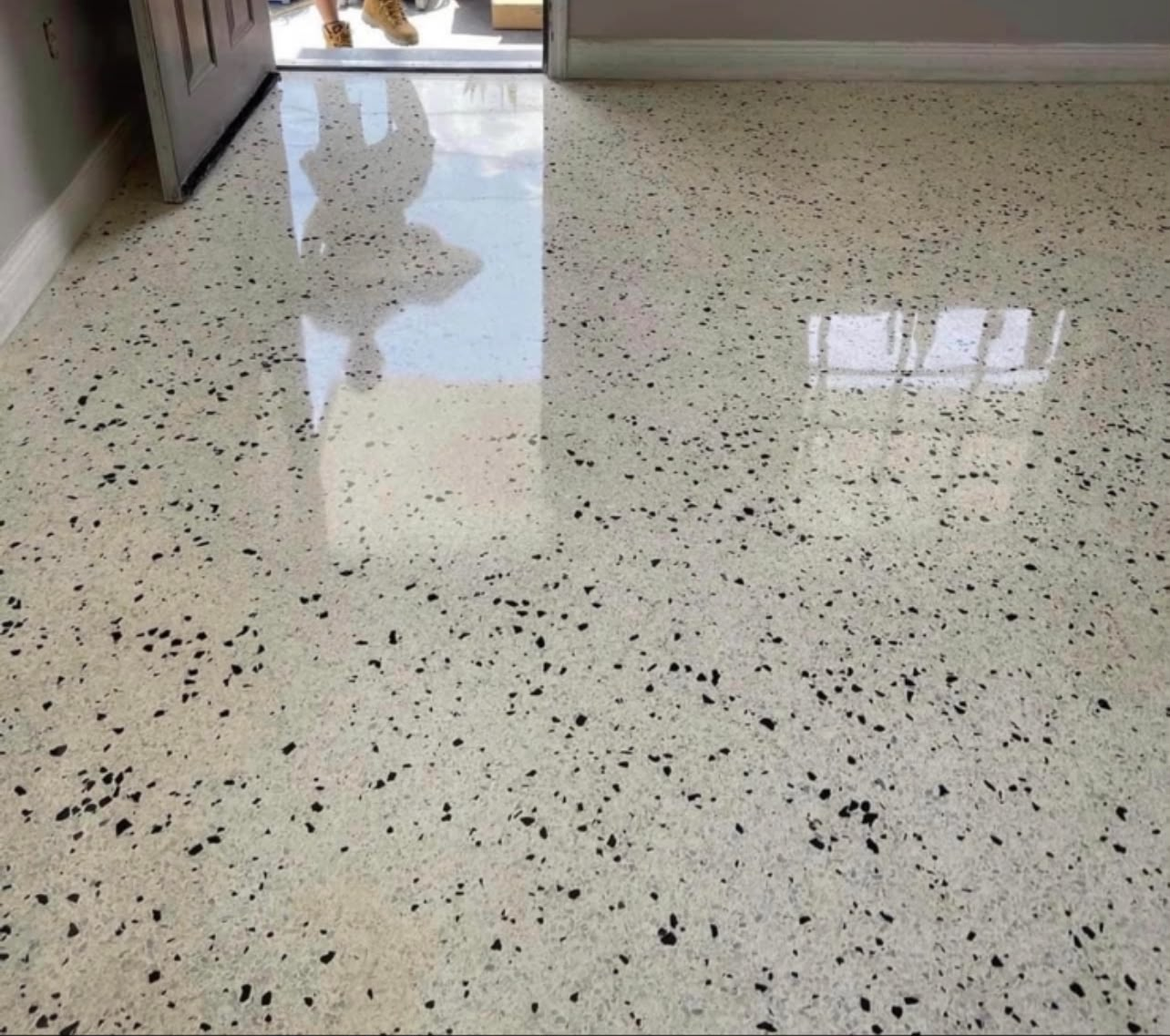 Terrazzo flooring system — card image