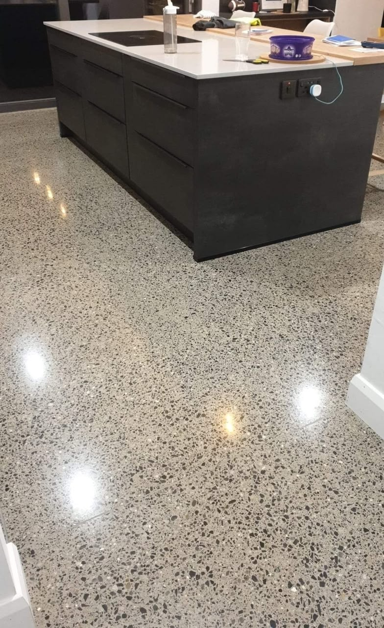 Terrazzo flooring system — project photo 1