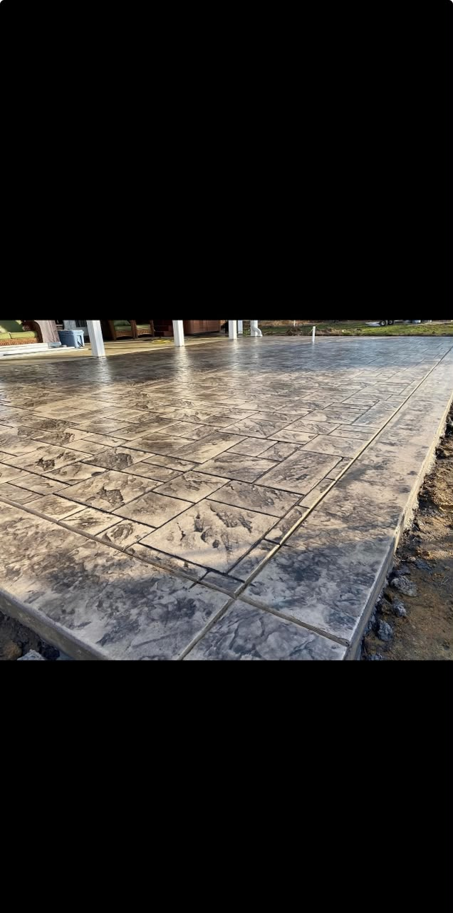 Stamp concrete flooring system — project photo 1