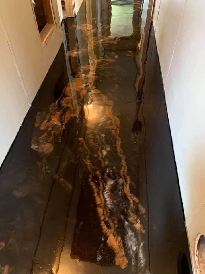 Decorative epoxy floor — artistic resin system