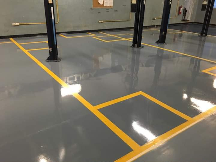 Epoxy flooring system — project photo 7