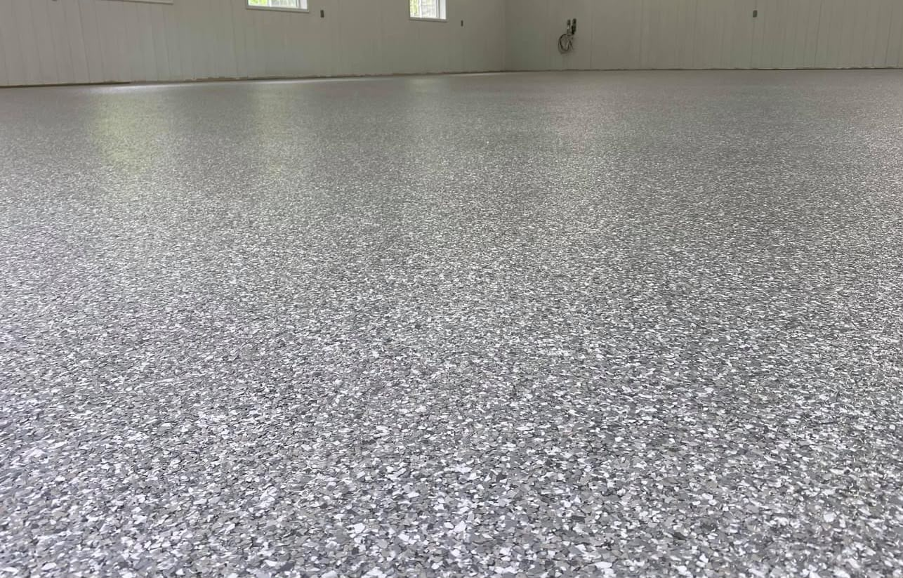Broadcast terrazzo flooring system — project photo 1