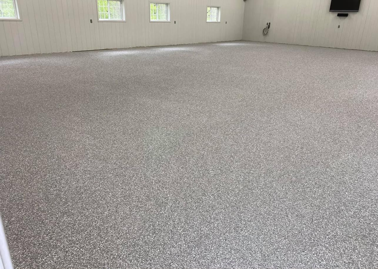 Broadcast terrazzo flooring system — card image