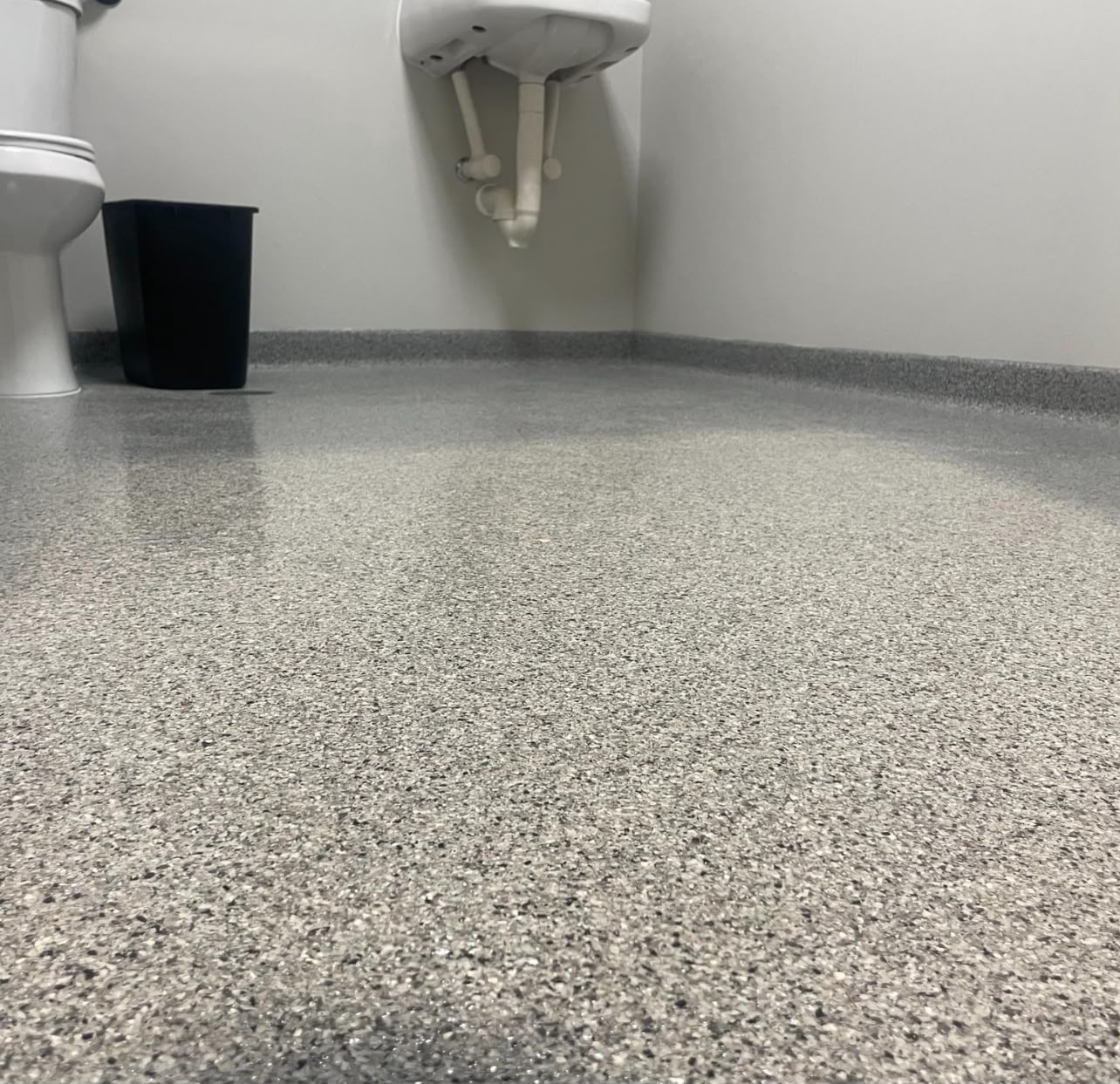 Broadcast terrazzo flooring system — project photo 6