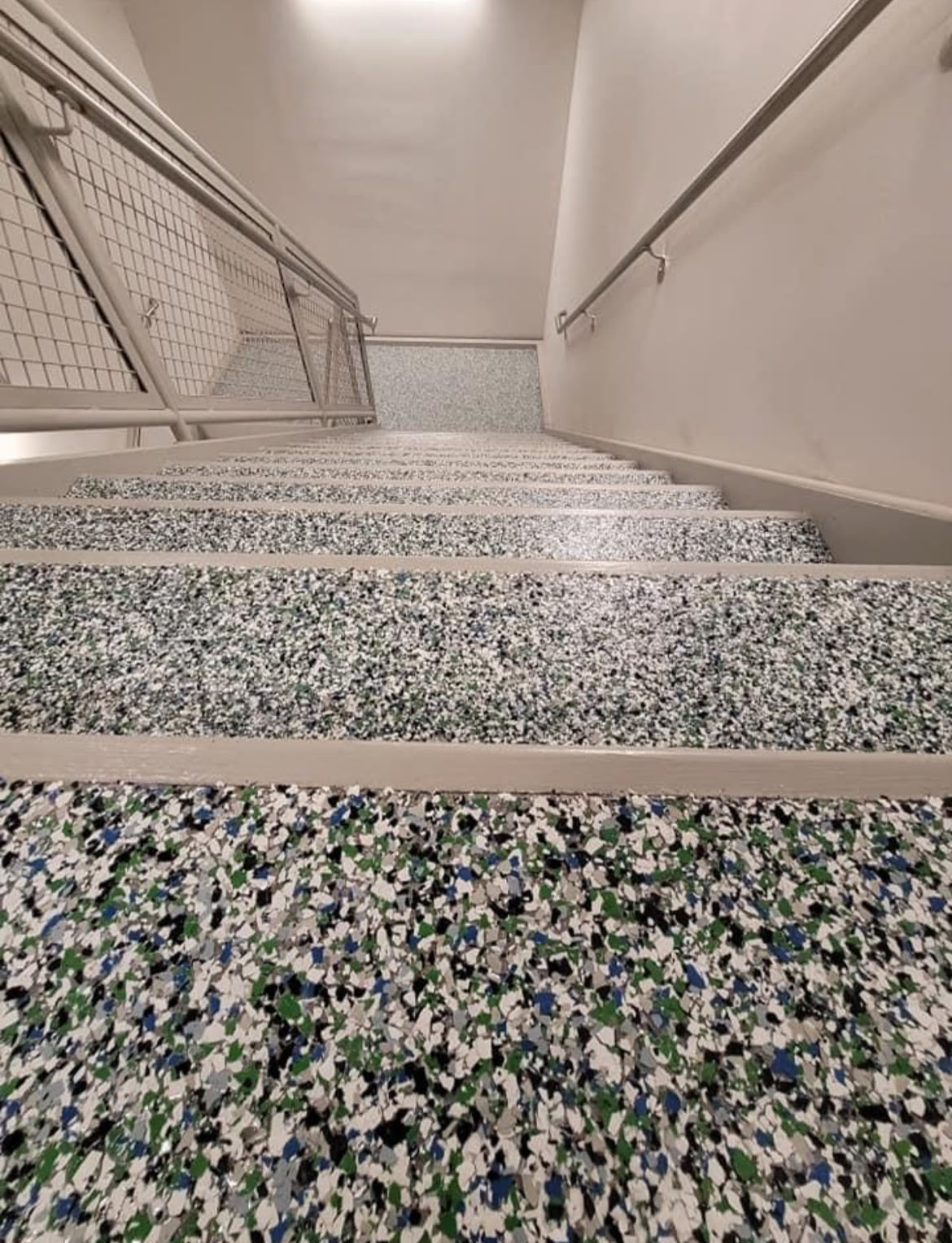 Broadcast terrazzo flooring system — project photo 8